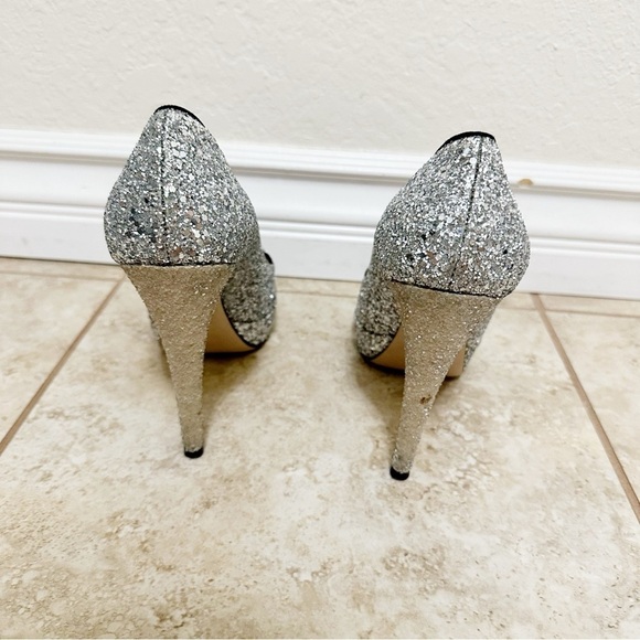 Authentic Miu Miu Silver sequined High Heels size 38.5 - Picture 4 of 6